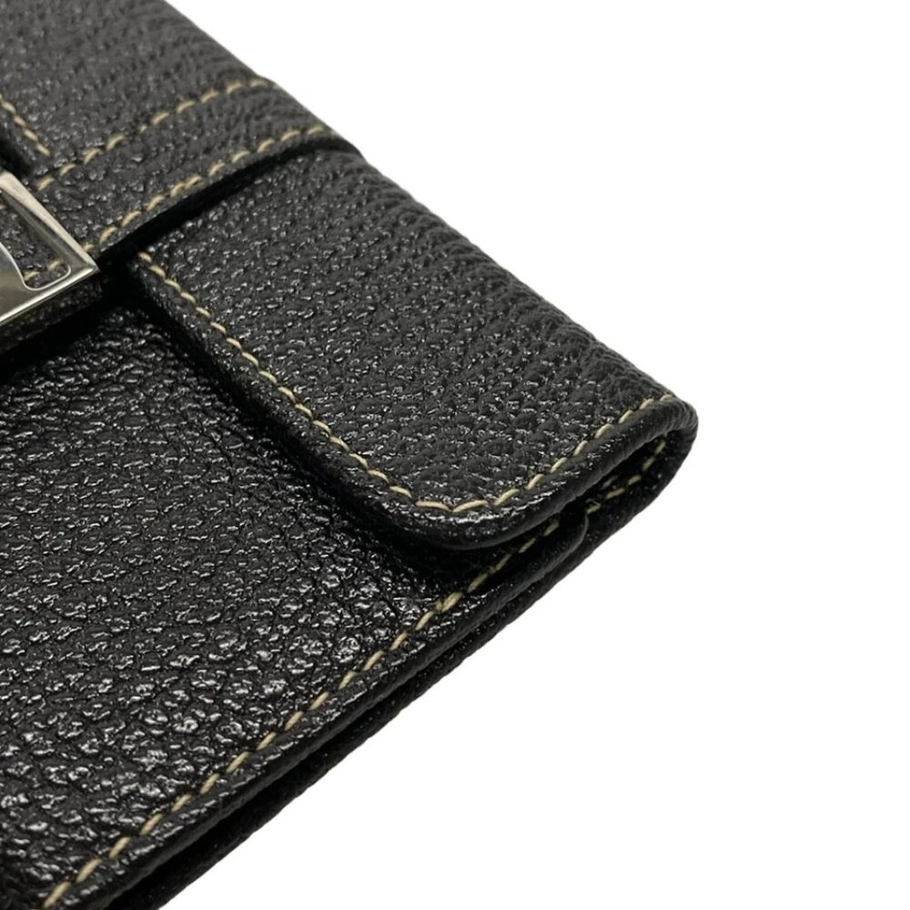 Salvatore Ferragamo - Black Leather Key Case 125-050525 - Picture 3 of 8